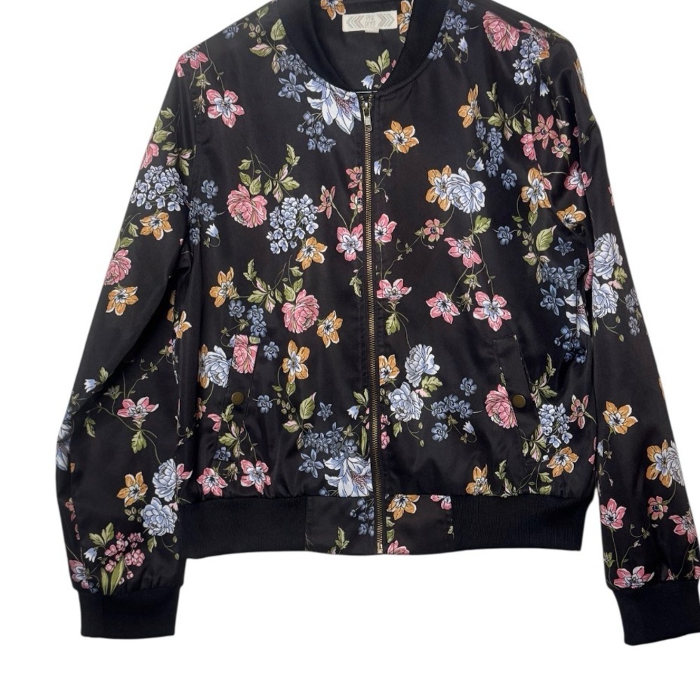 Pink Rose Floral Patterned Jacket - image 1